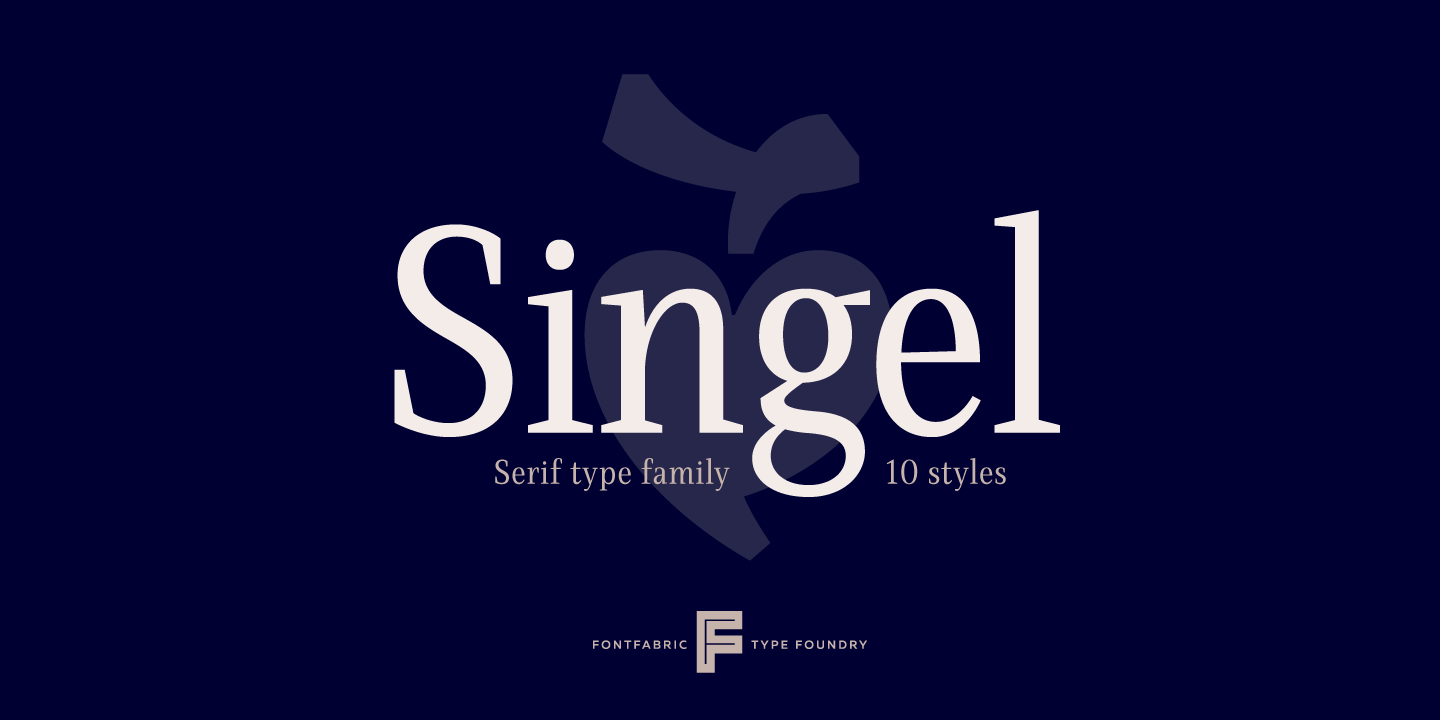 Singel Font Poster #1