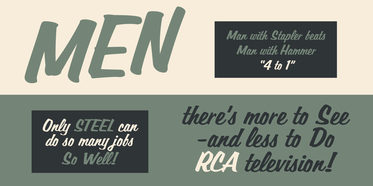 Filmotype Lakeside Font Poster #1