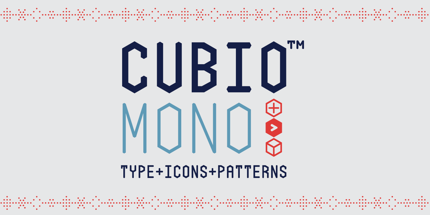 Cubio Mono Poster