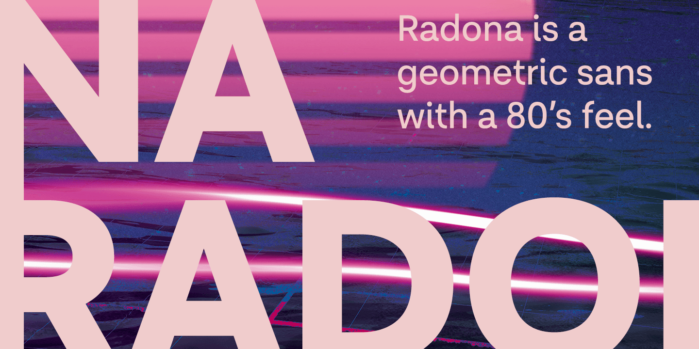 Radona Font Poster #1