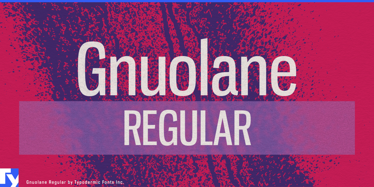 Gnuolane Regular Font Poster #1