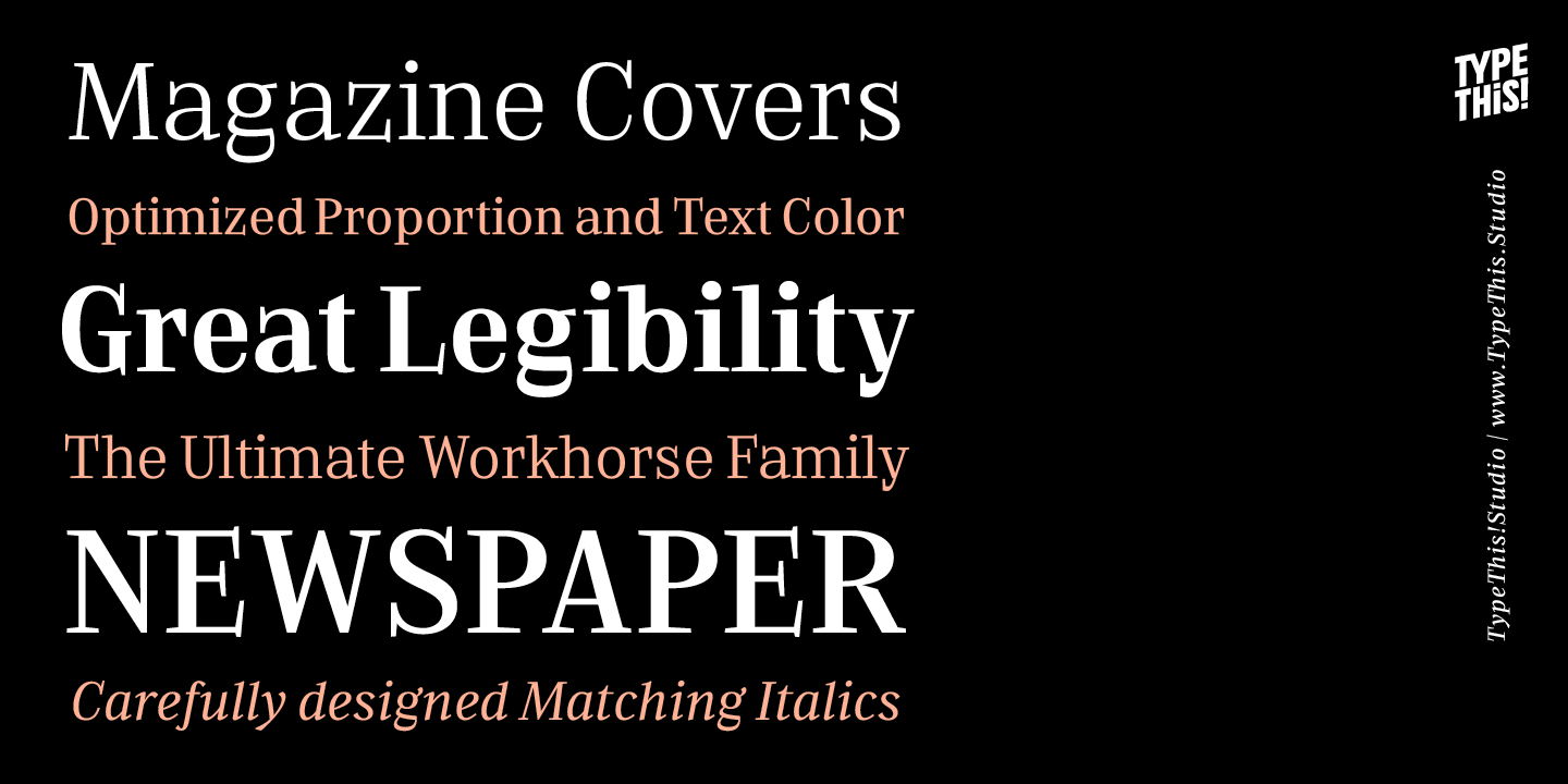 Every Core Font Poster #1