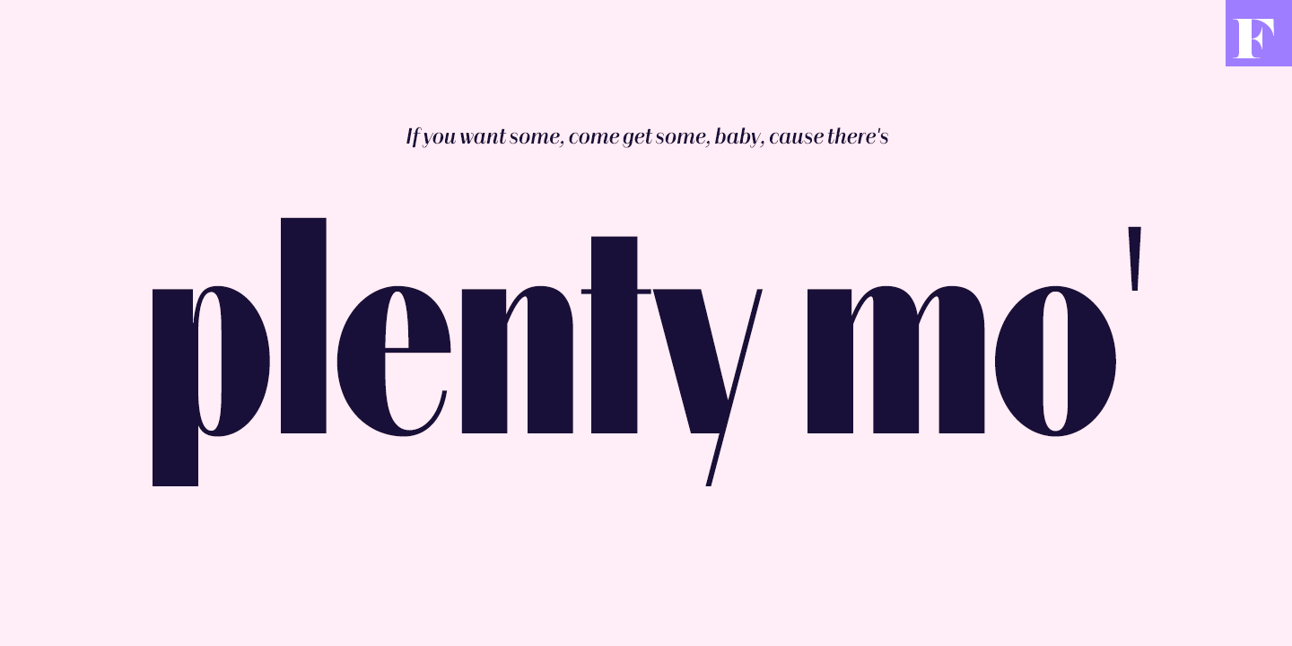 Alonzo Font Poster #1