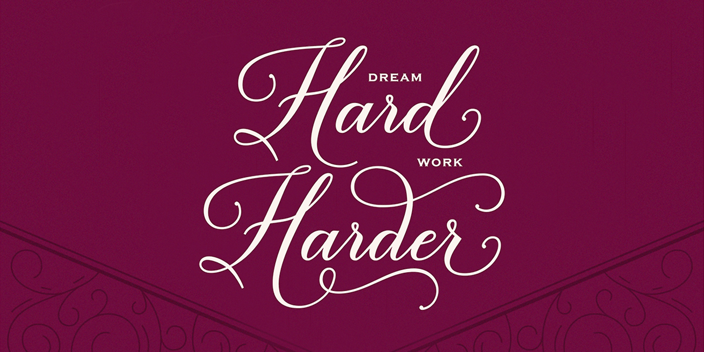 Brenda Script Font Poster #1