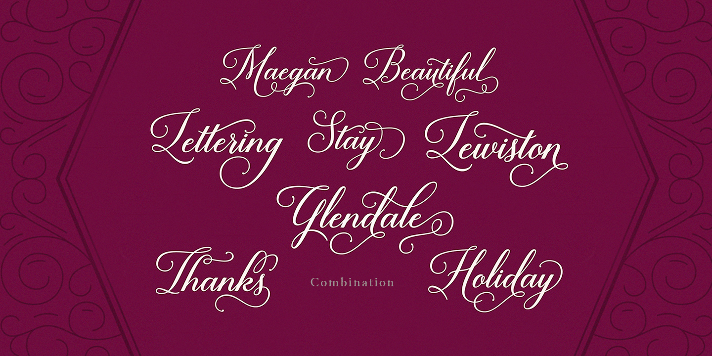 Brenda Script Font Poster #1