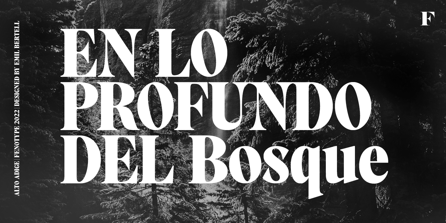 Alto Adige Font Poster #1