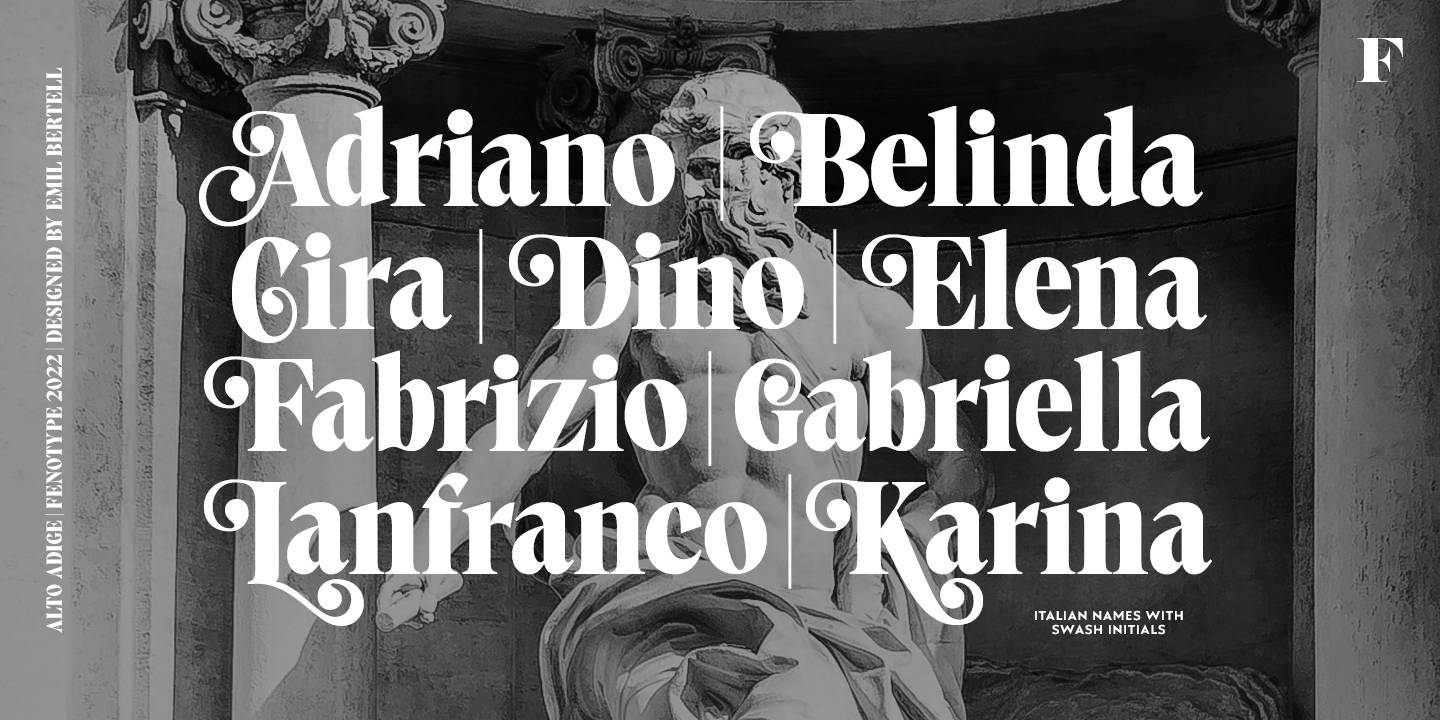 Alto Adige Font Poster #1