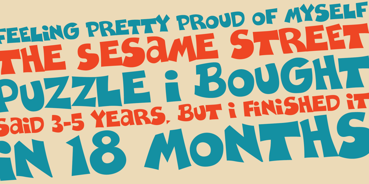 Supaduper PB Font Poster #1