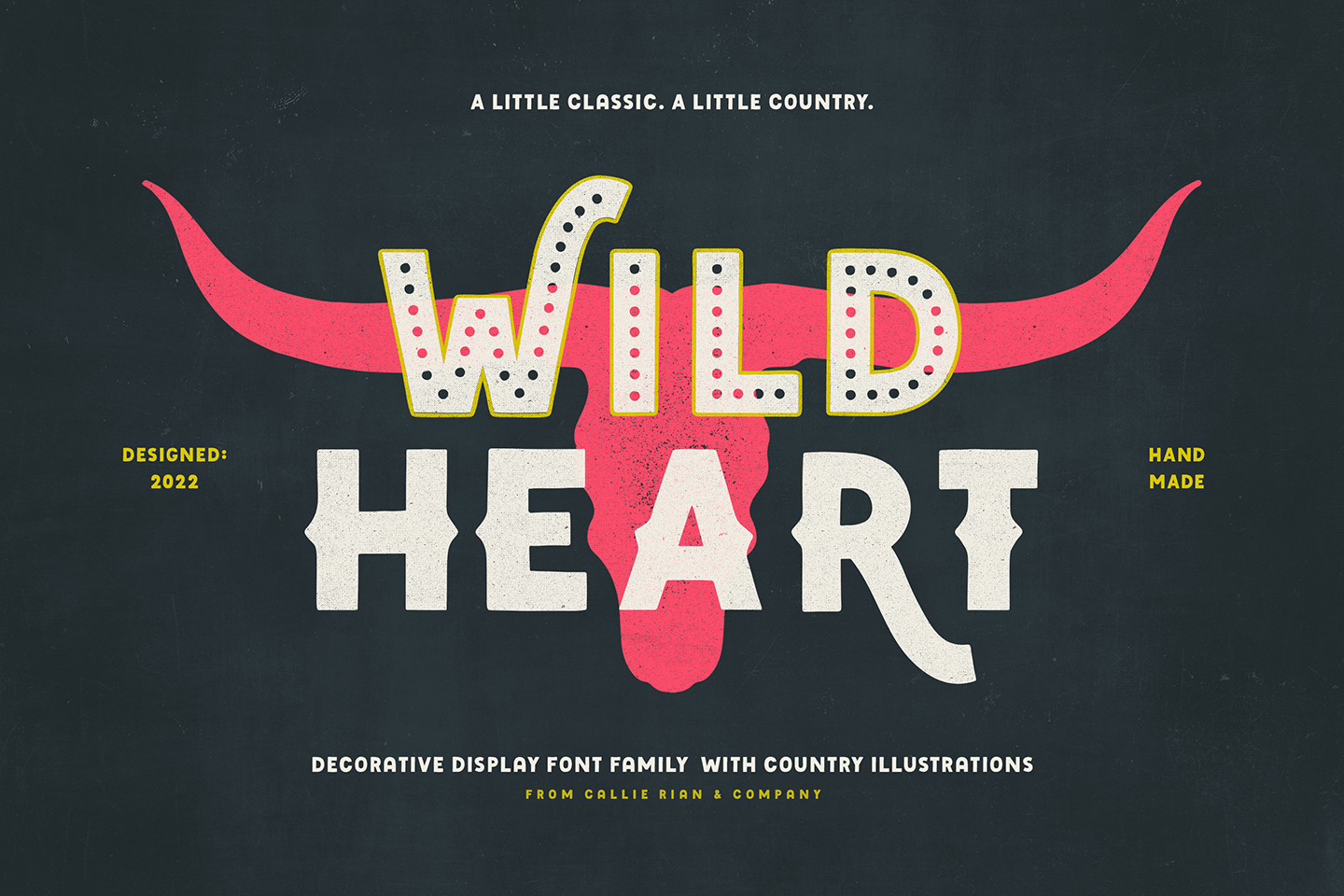Wild Heart Font Poster #1