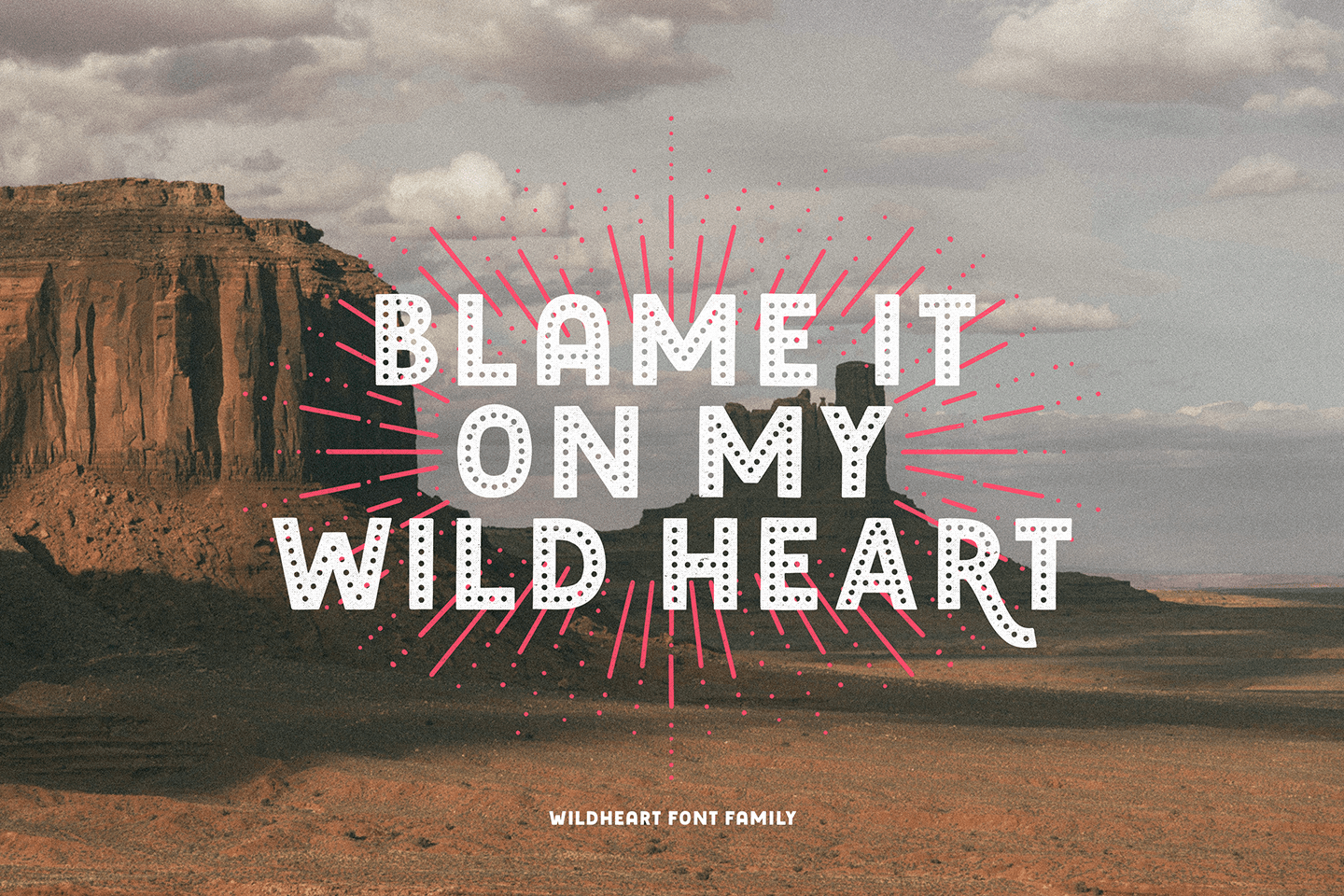 Wild Heart Font Poster #1
