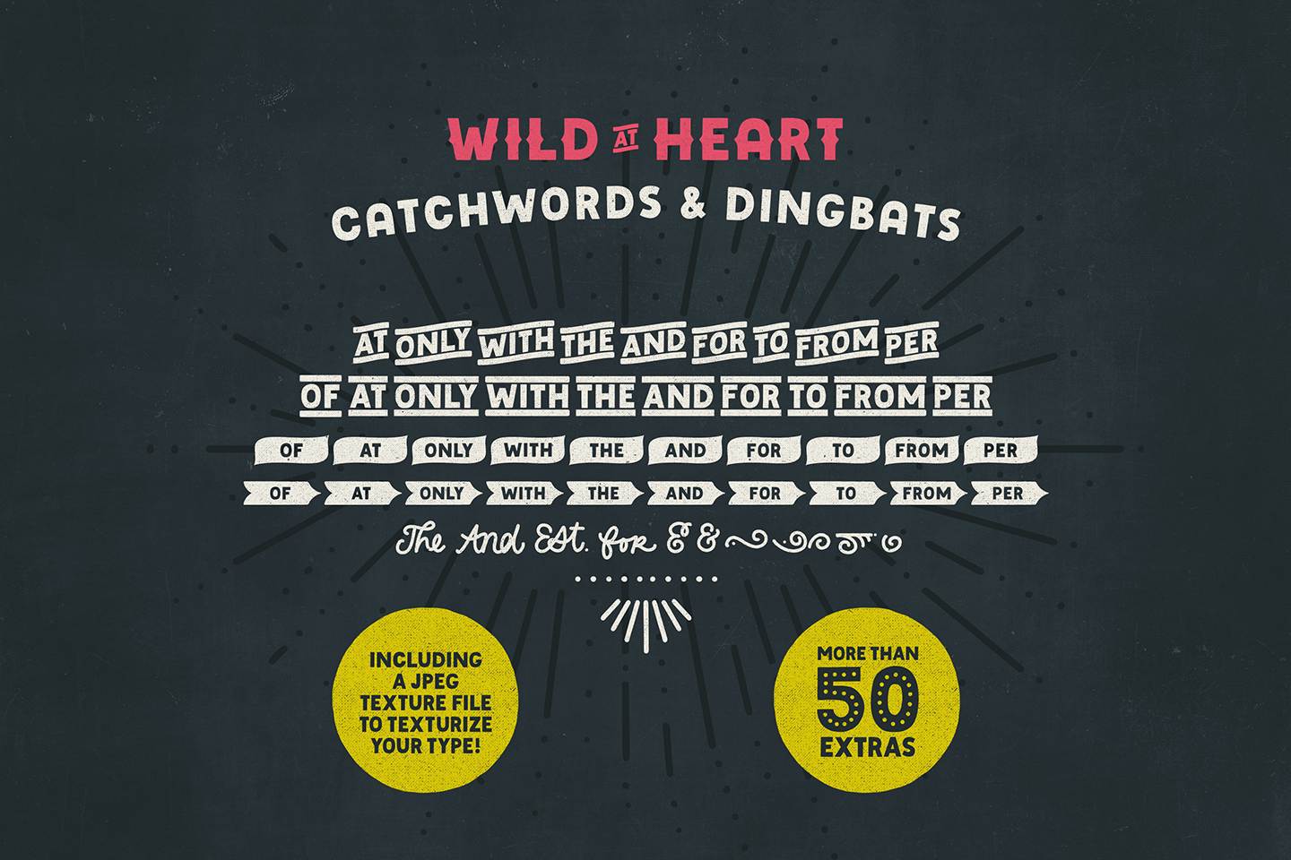 Wild Heart Font Poster #1