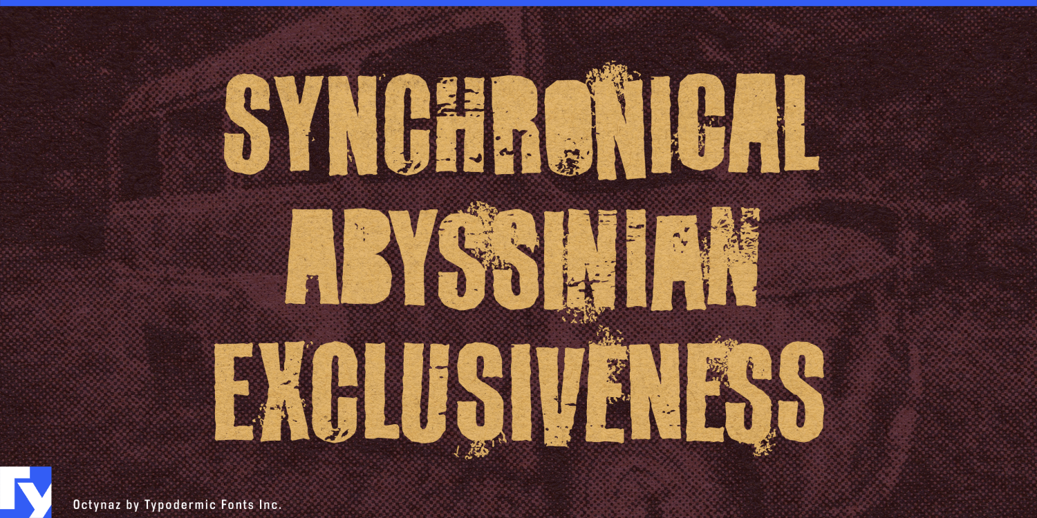 Octynaz Font Poster #1