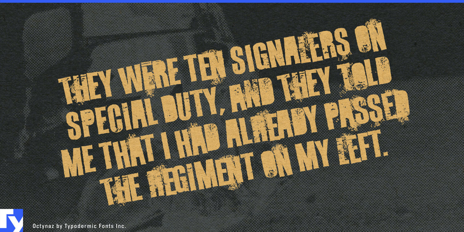 Octynaz Font Poster #1