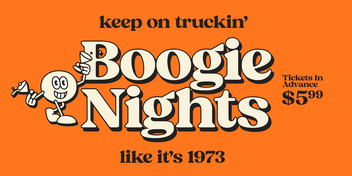 Hello Monday Font Poster #1