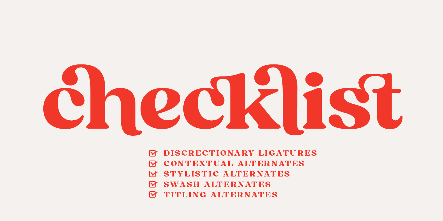 Hello Monday Font Poster #1