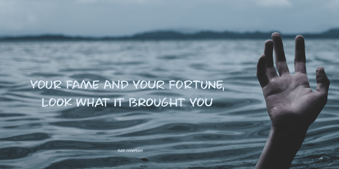 Radical Fortune Font Poster #1