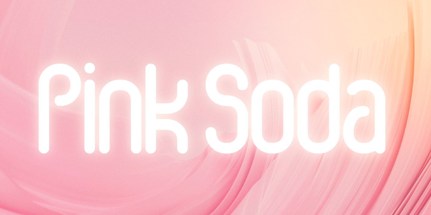 Ice Cream Soda Font Family Poster