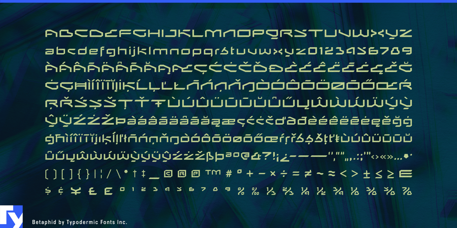 Betaphid Font Poster #1