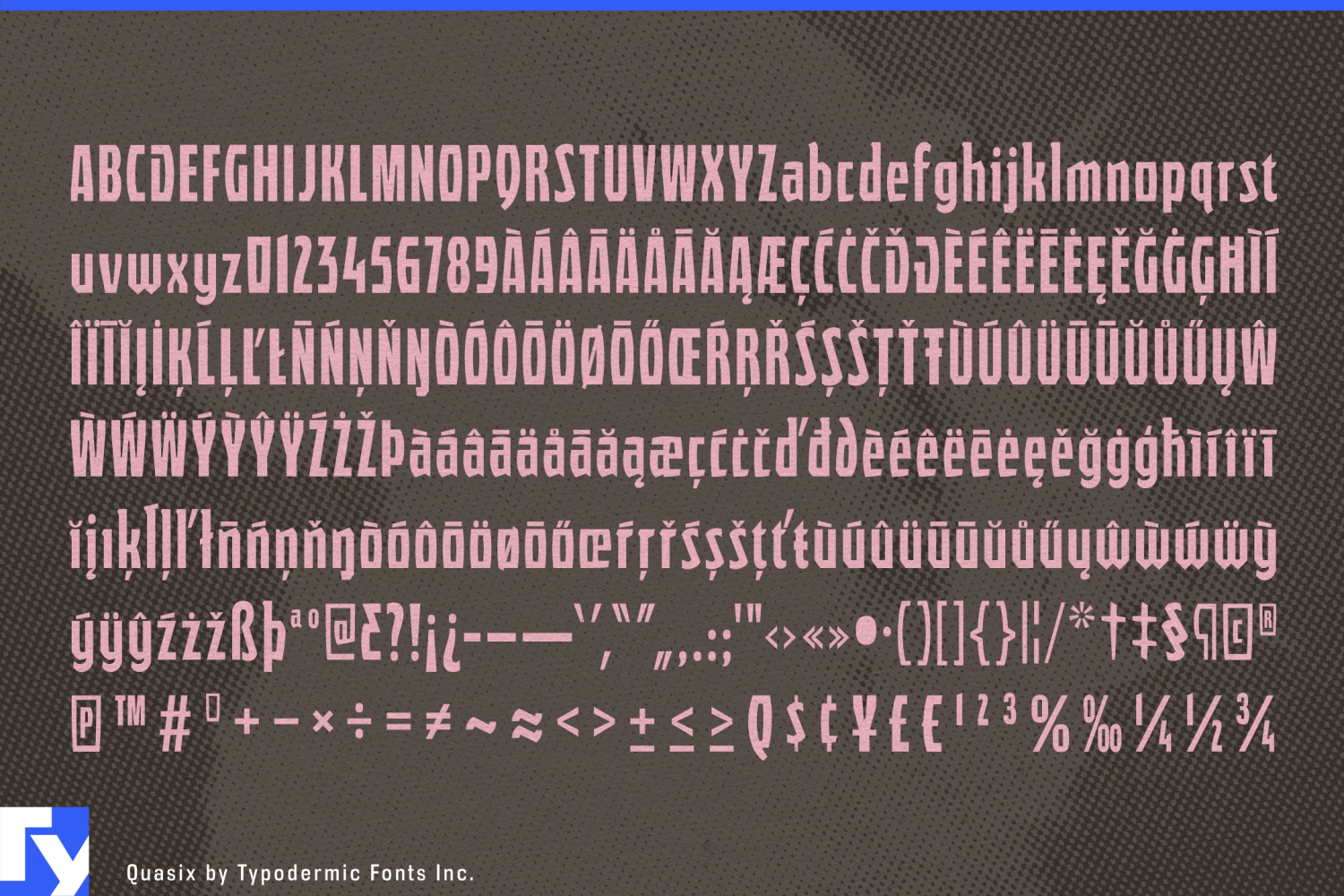 Quasix Font Poster #1