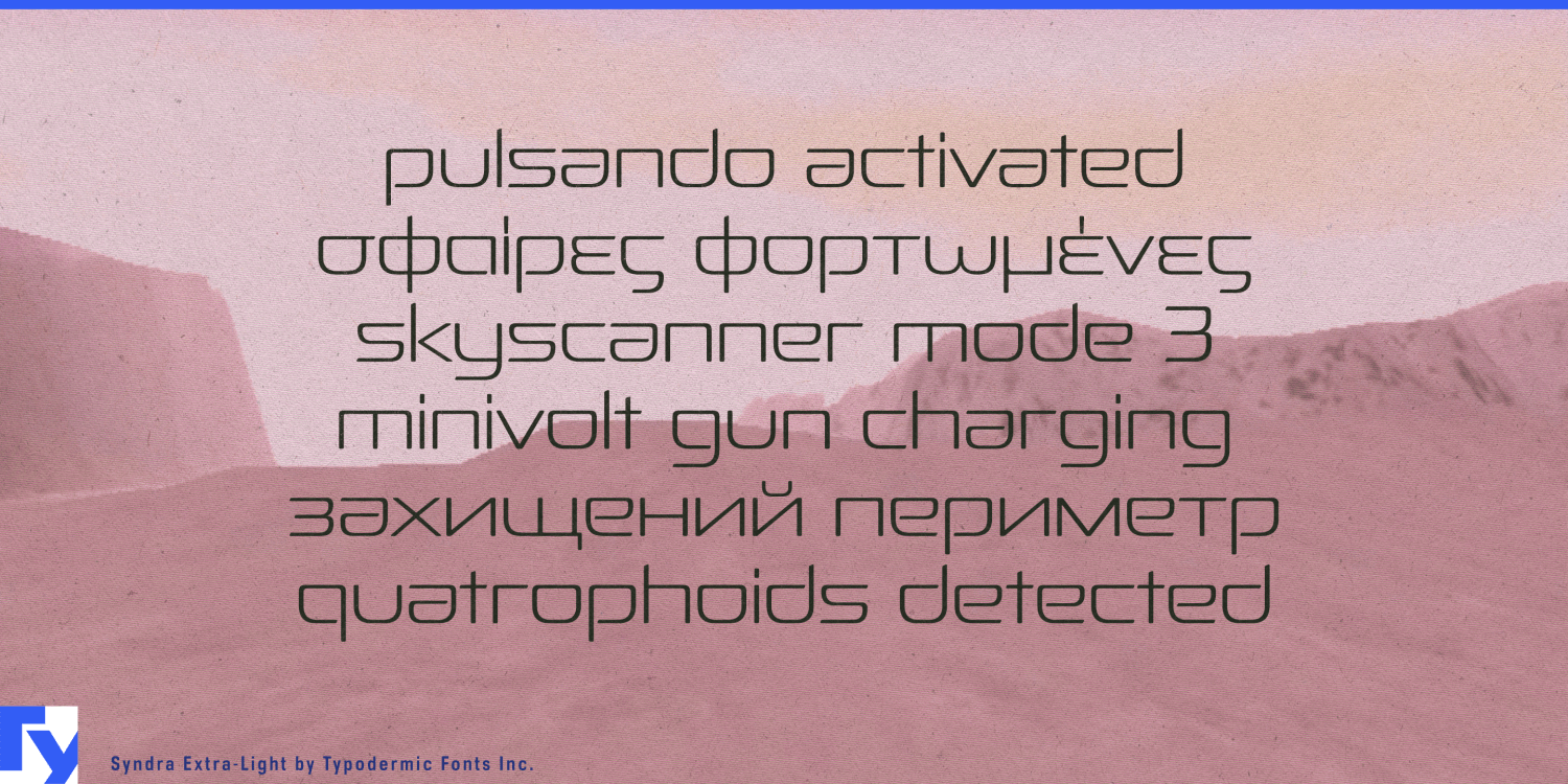 Syndra Font Poster #1