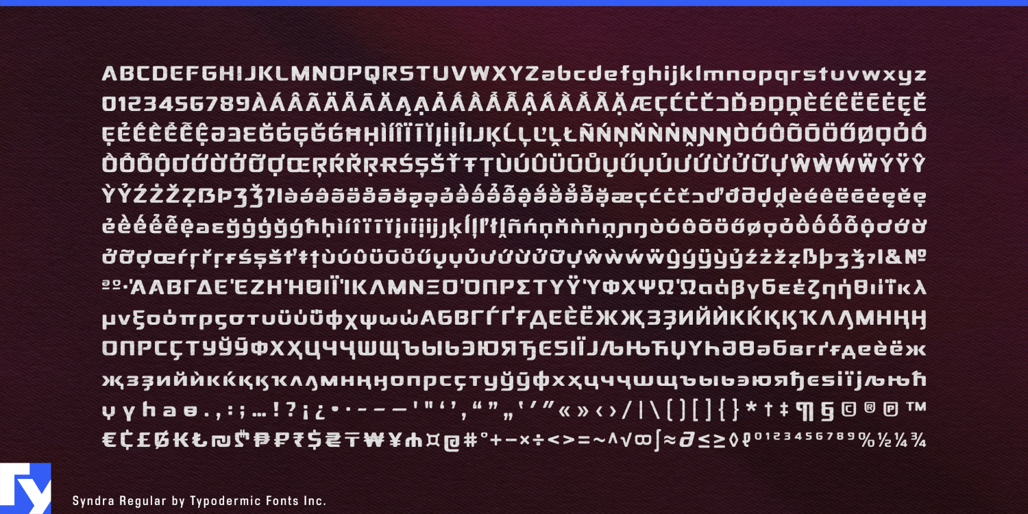 Syndra Font Poster #1