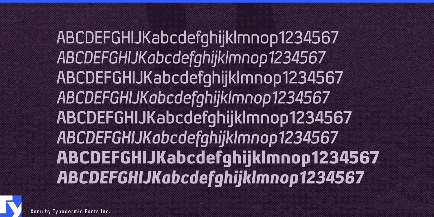 Xenu Font Poster #1