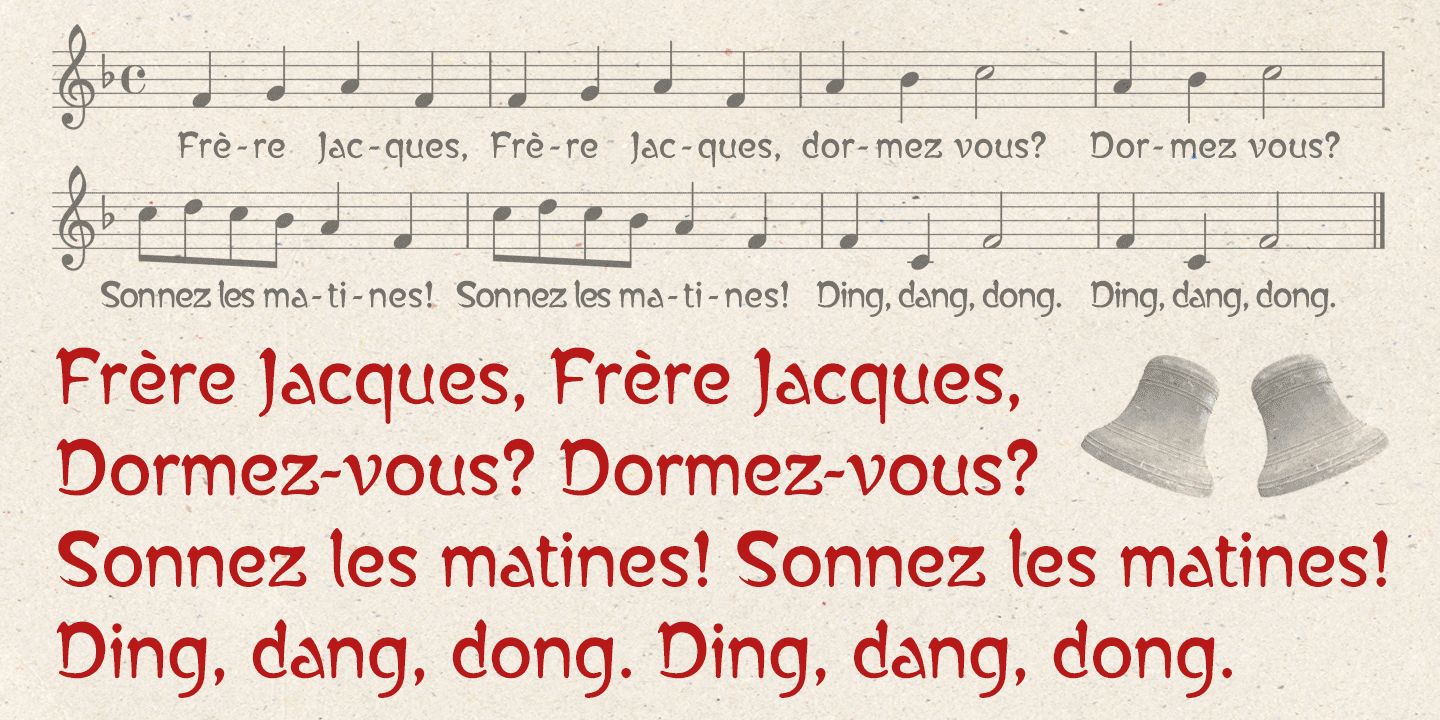 Alphonse Mucha Font Poster #1