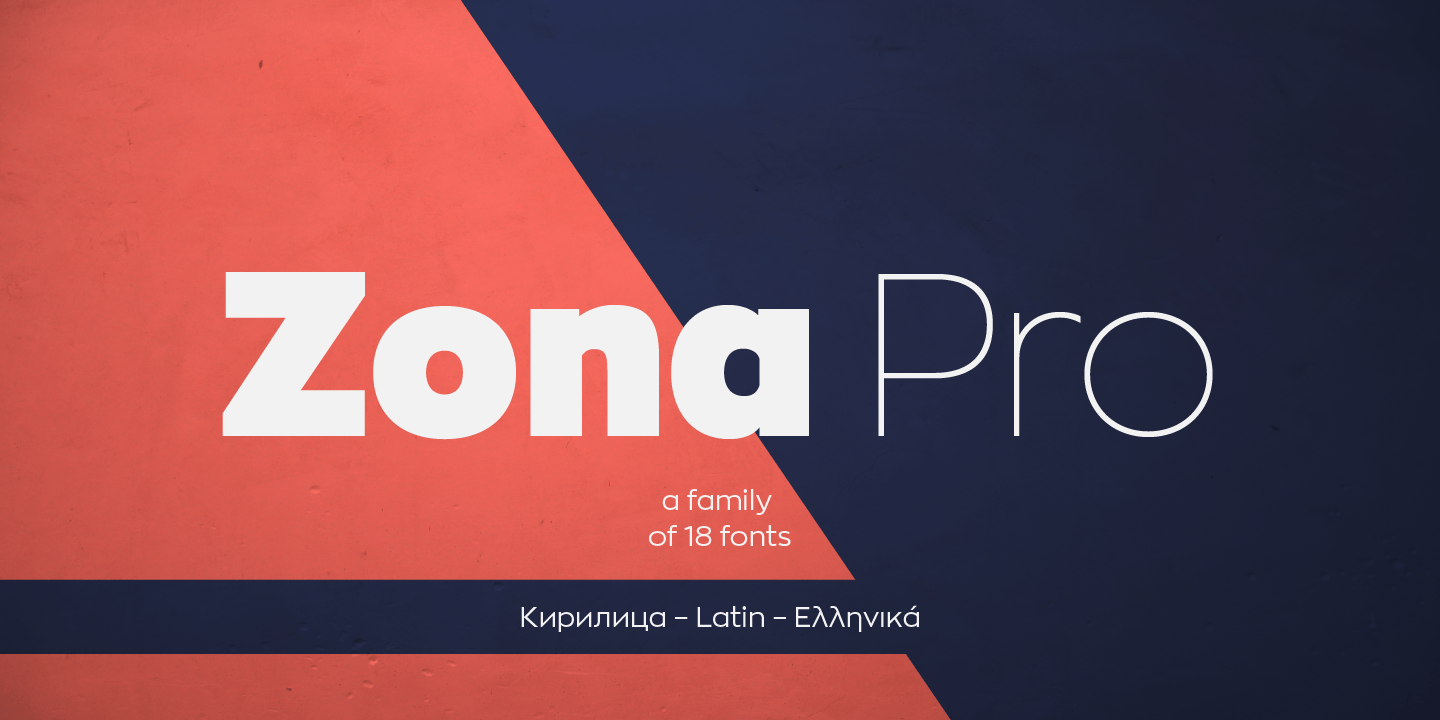 Zona Pro Font Poster #1