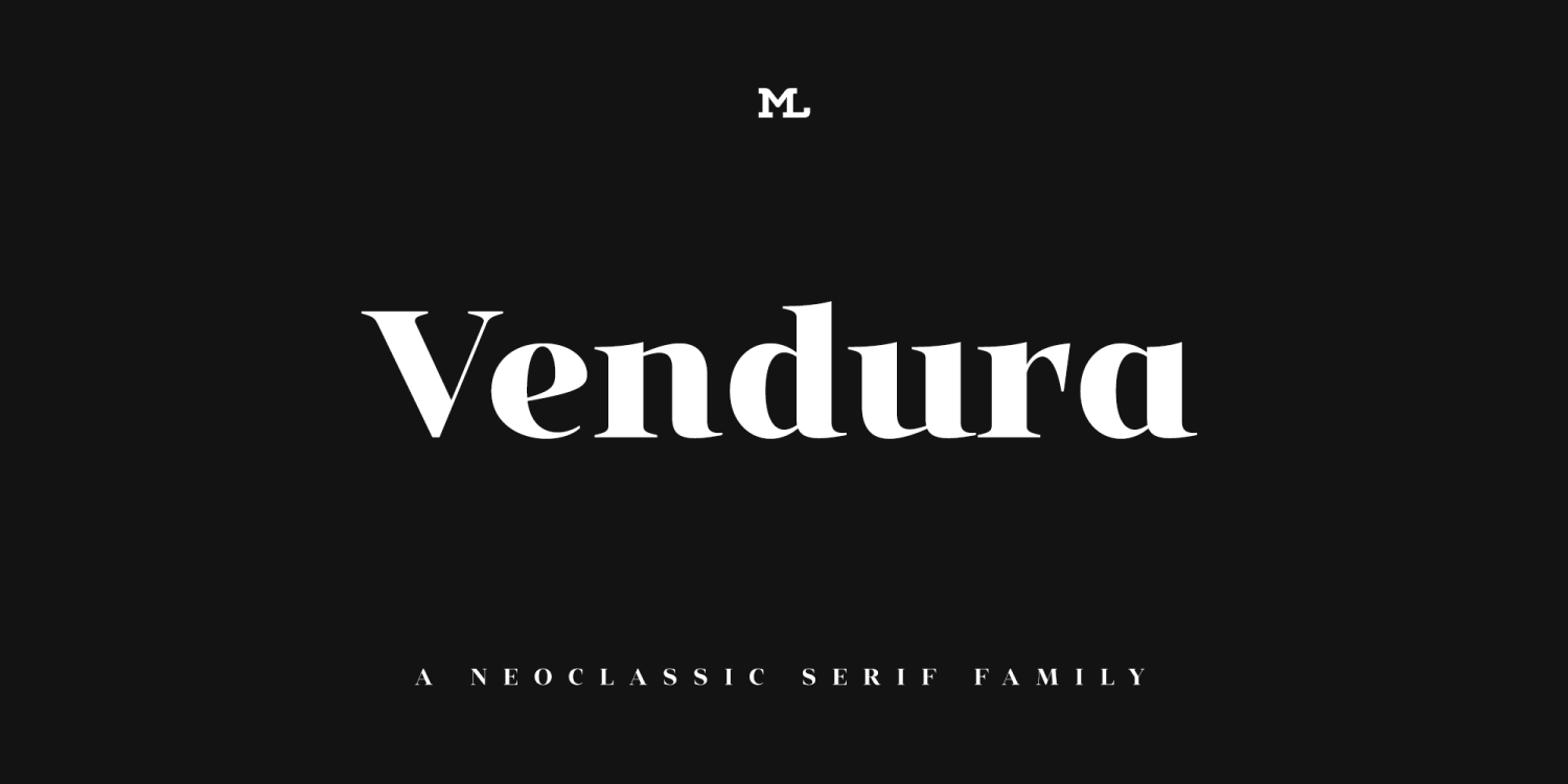 Vendura Font Poster #1
