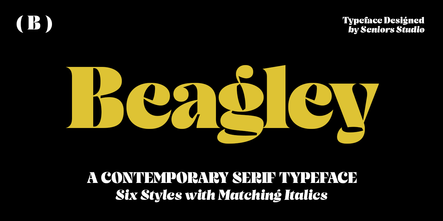 Beagley Display Font Family