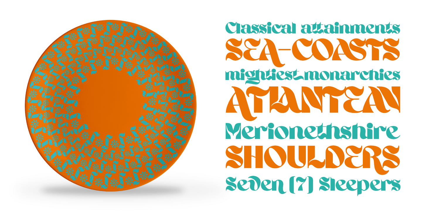 Ahsing Font Poster #1