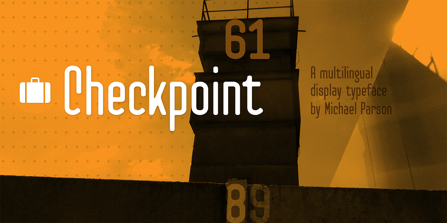 Checkpoint Font Poster #1
