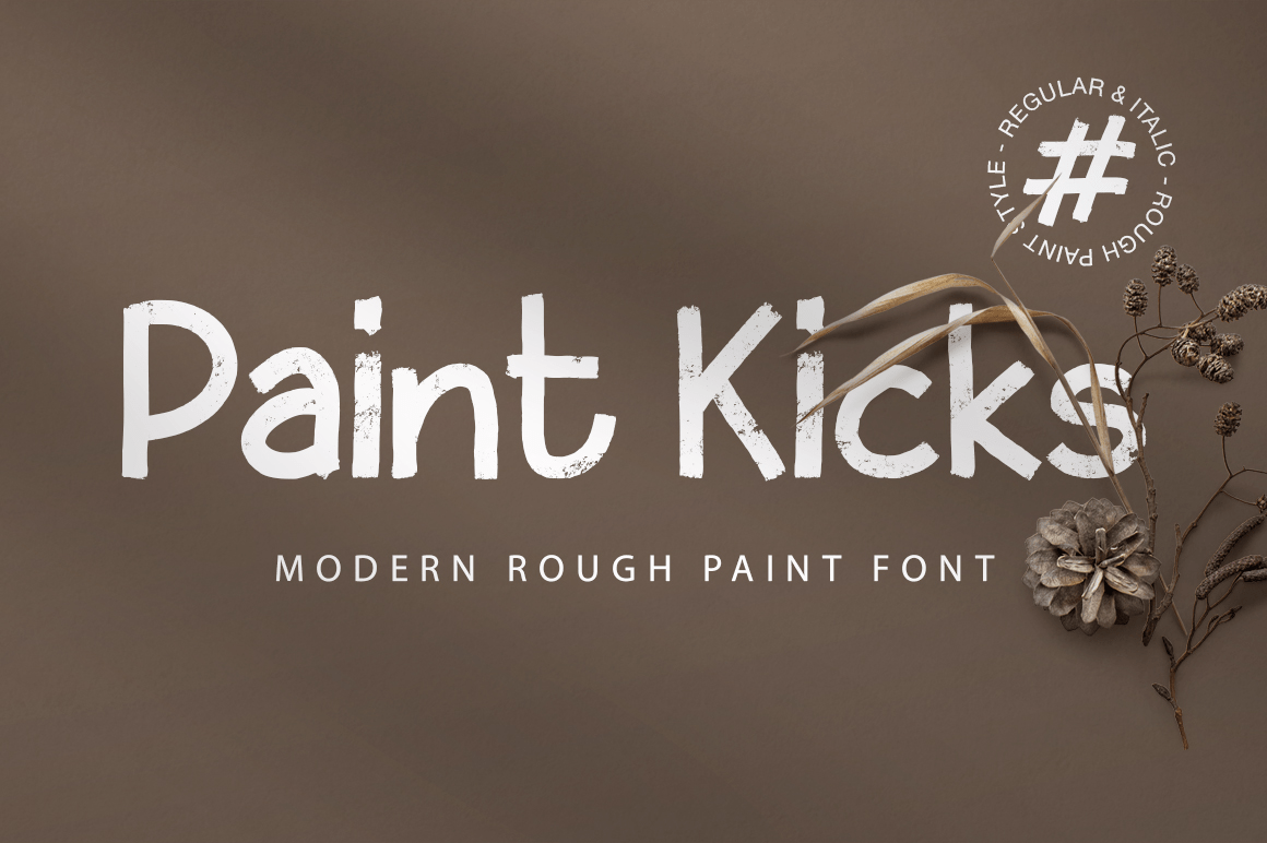 Paint Kicks Poster