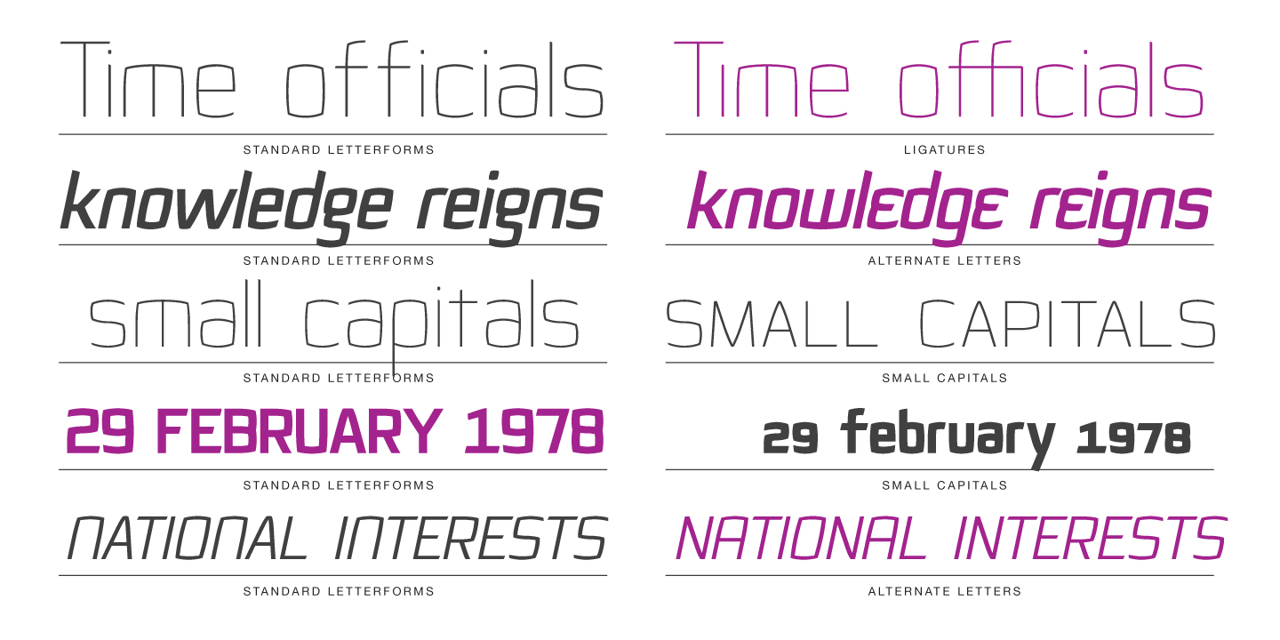 Quam Font Poster #1