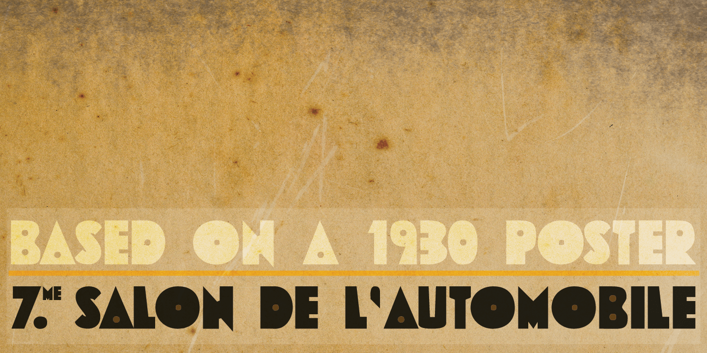 Lokomotiv Font Poster #2