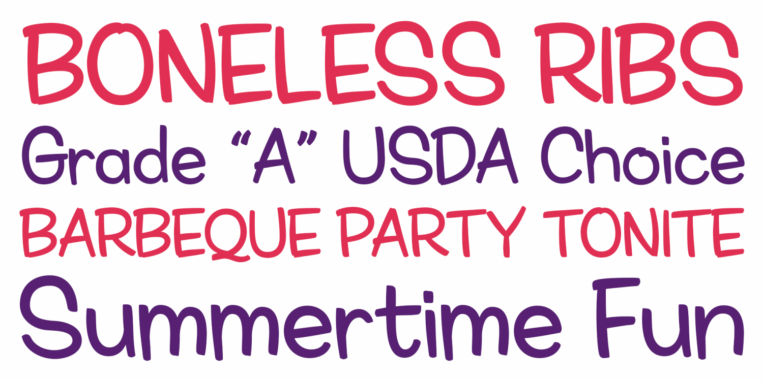 Smiley Font Poster #1
