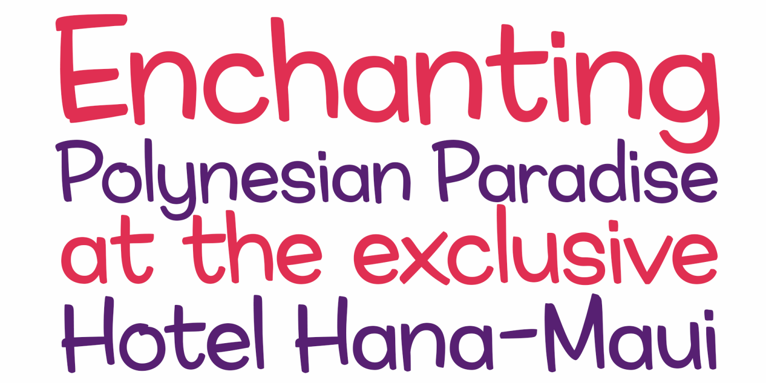 Smiley Font Poster #1