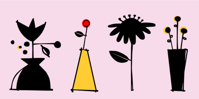 Flower Doodles Font Poster #1