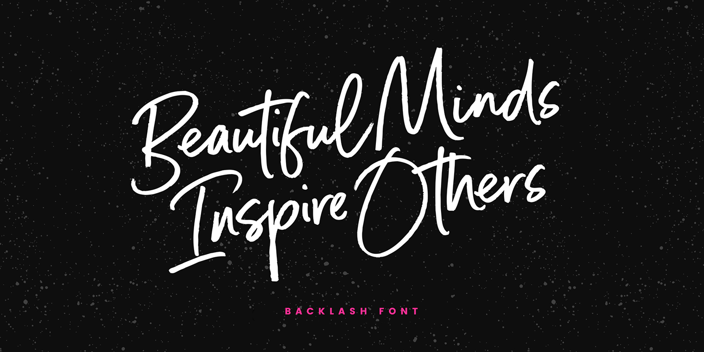 Backlash Font Duo Font Poster #1