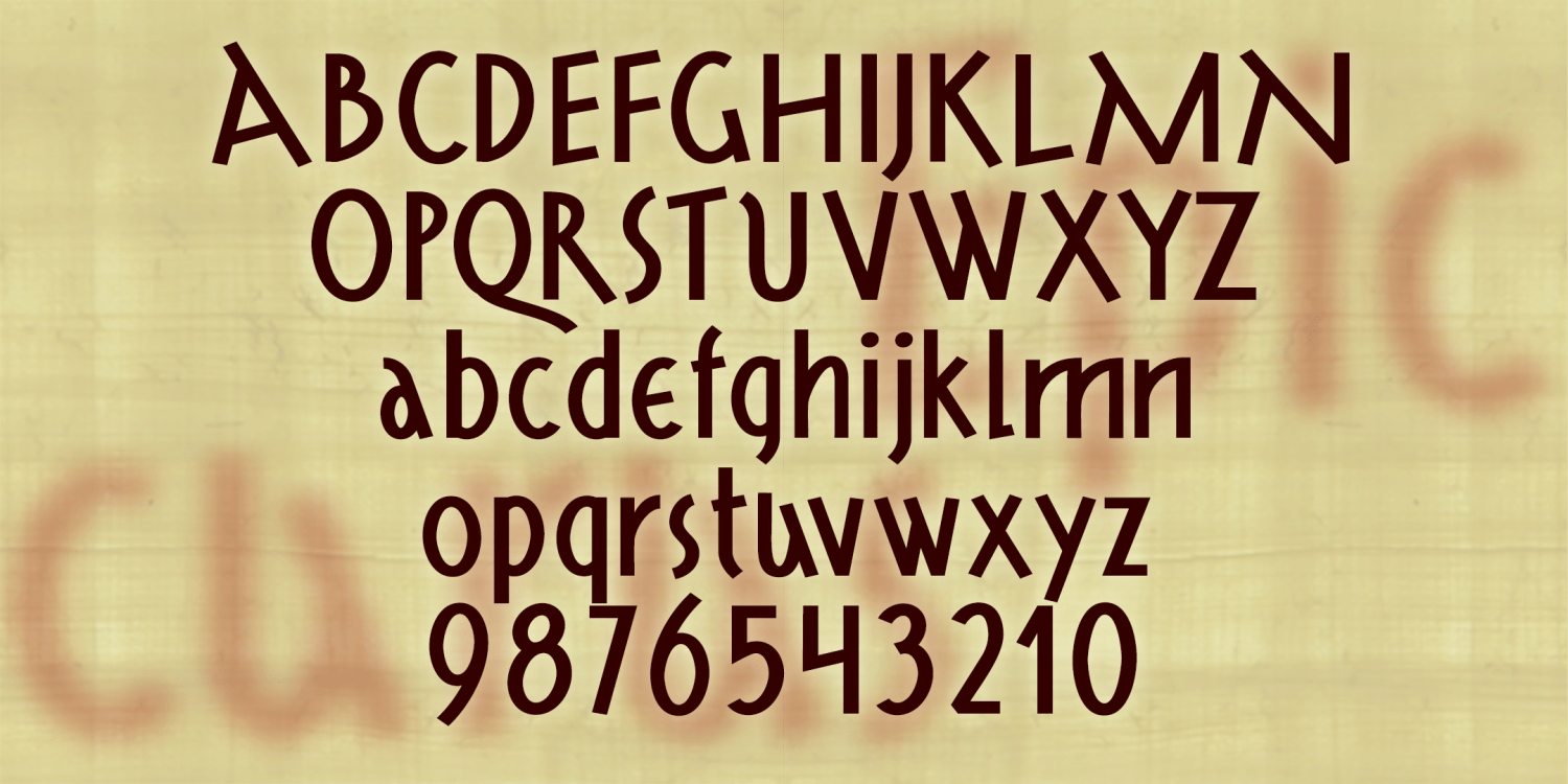 Epicurus Font Family Poster