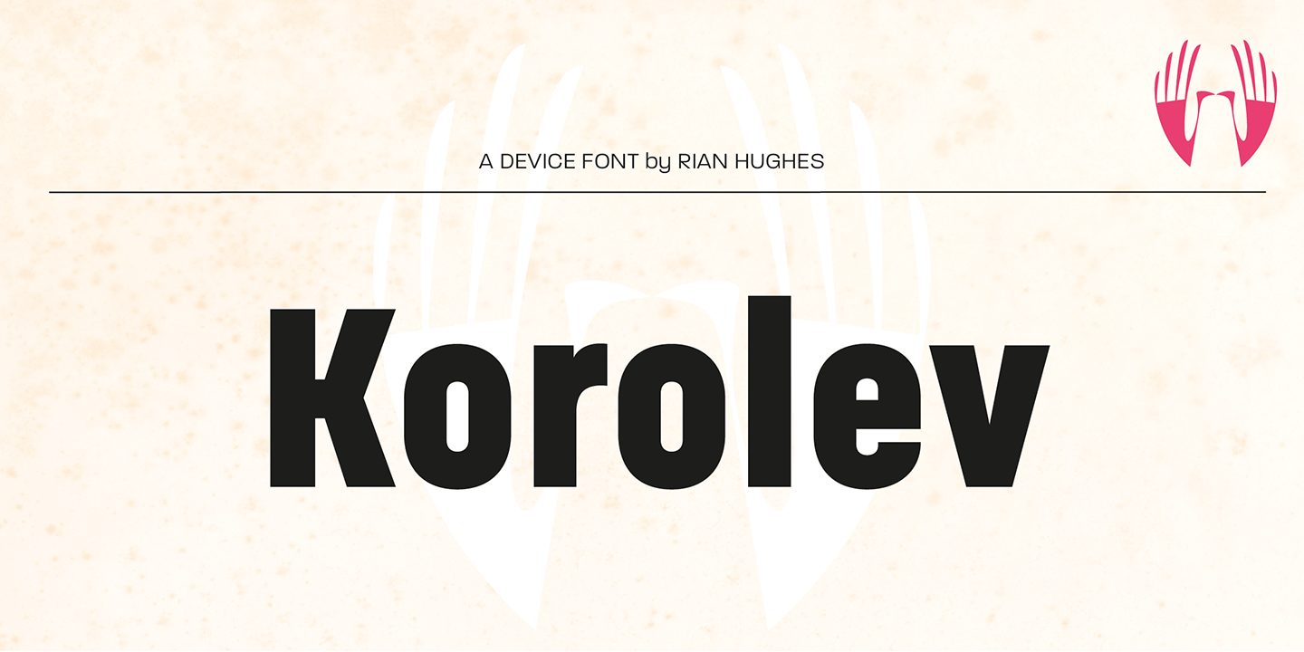 Korolev Military Stencil Font Poster #1