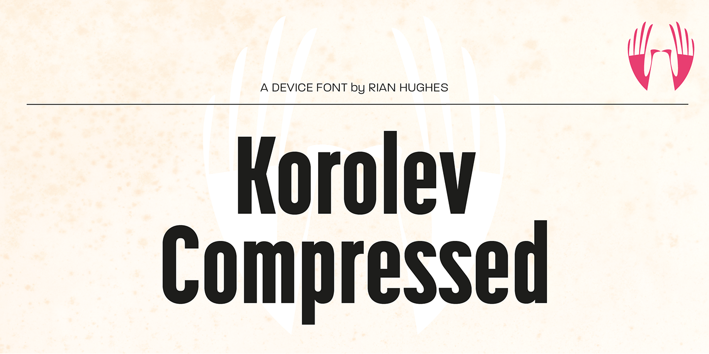 Korolev Military Stencil Font Poster #1