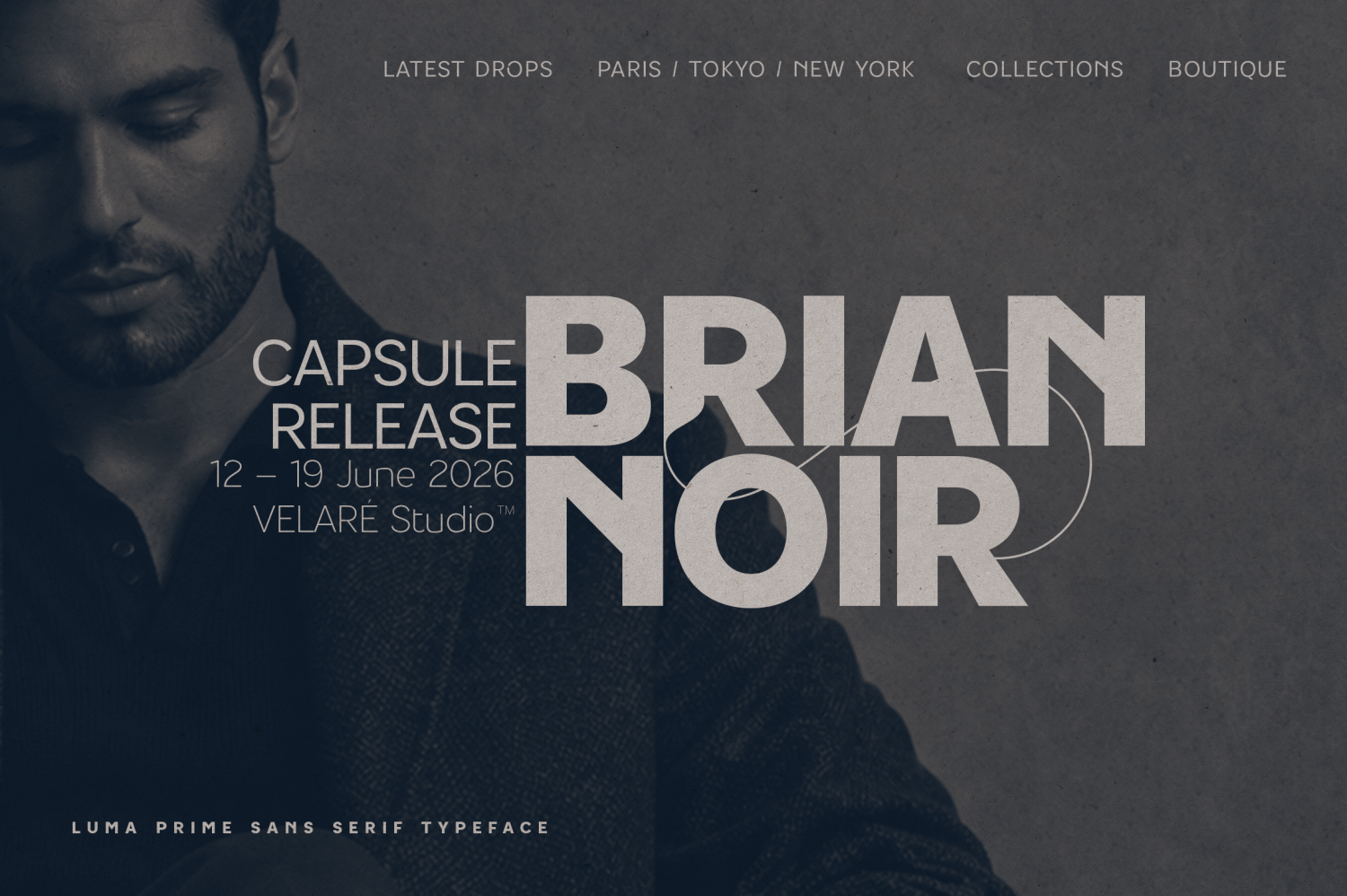 Luma Prime Font Poster #5