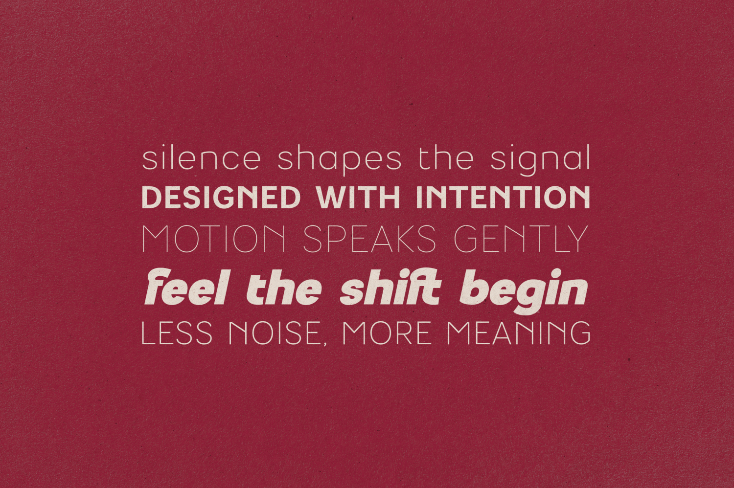 Luma Prime Font Poster #7