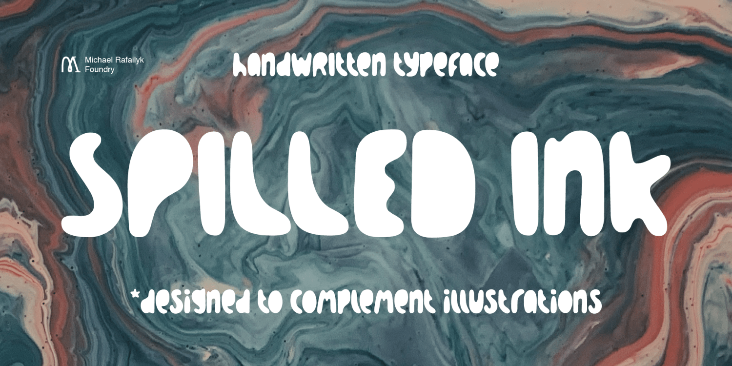 Spilled Ink Poster
