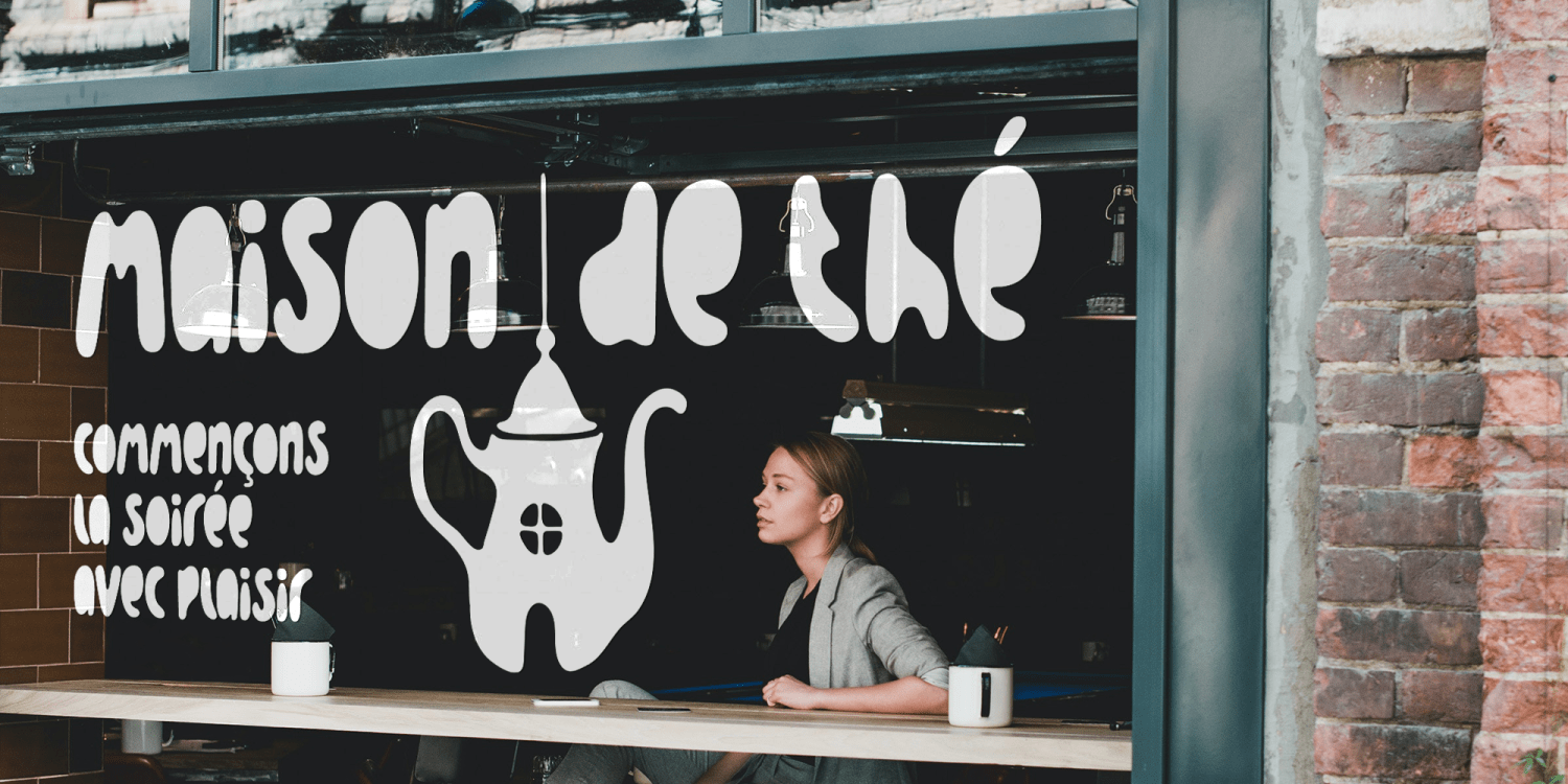 Spilled Ink Font Poster #1