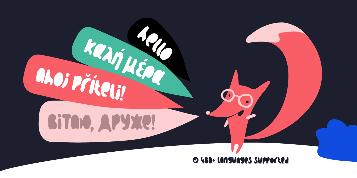 Spilled Ink Font Poster #1