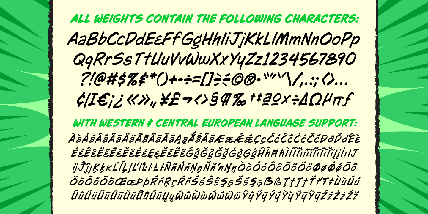 Omniscient Font Poster #1