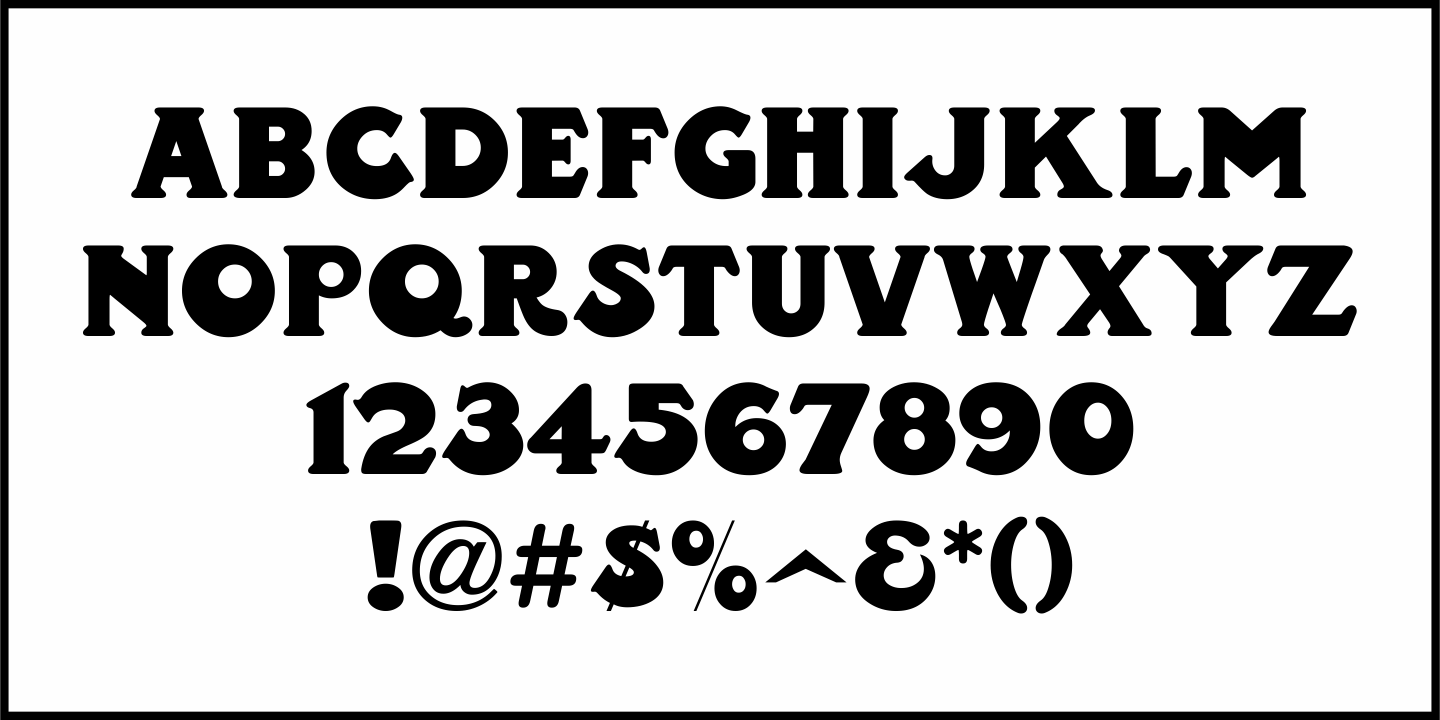 Headline Nouveau Font Poster #1