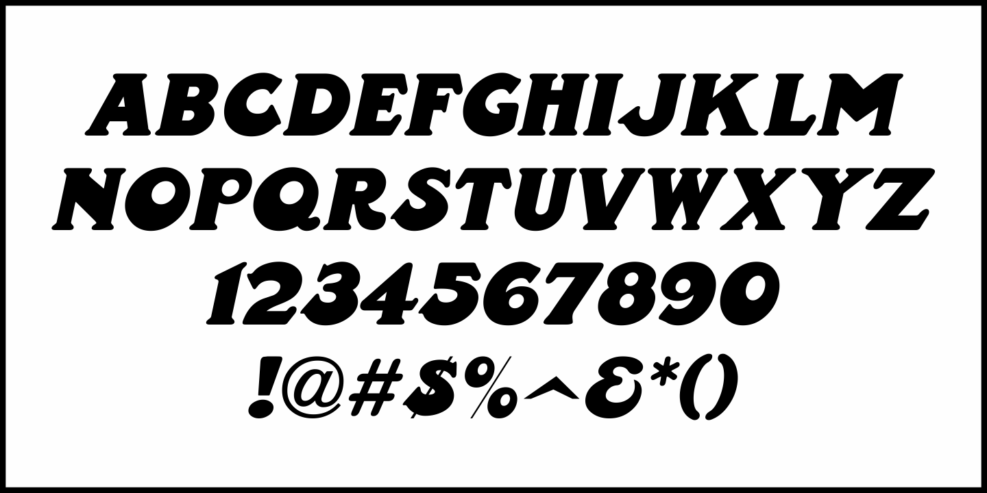 Headline Nouveau Font Poster #1